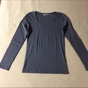 Uniqlo blue long sleeve shirt