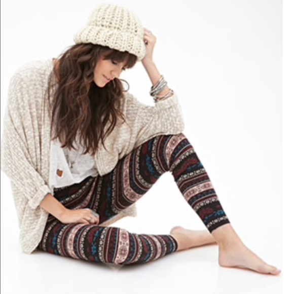 Knit leggings