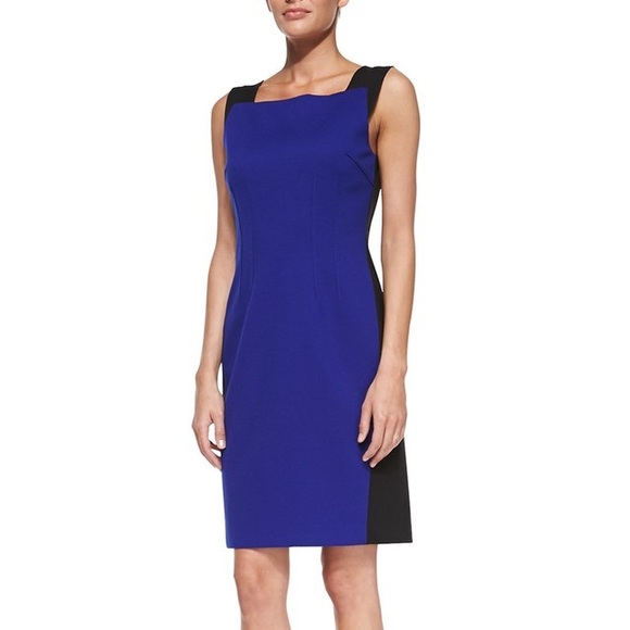 Tahari Torrence Colorblock Sheath Dress