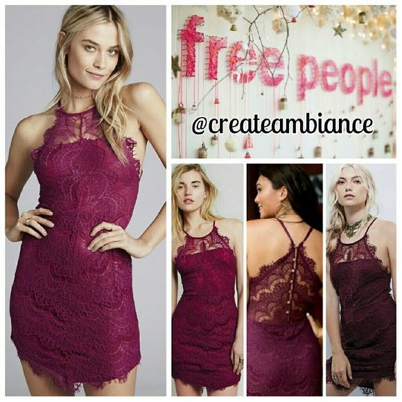 Free People Lace Slip Dress - Picture 1 of 4