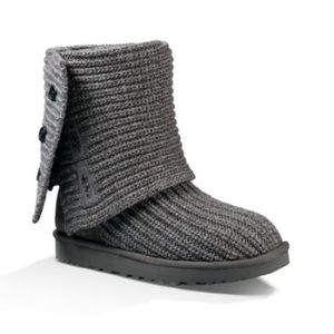 Classic Cardy gray knit UGG Boots
