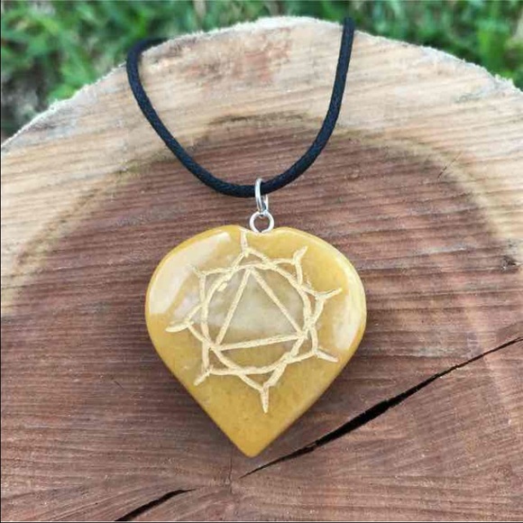 Solar Plexus Chakra Crystal Necklace