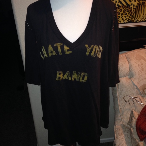 "I Hate Your Band" tee
