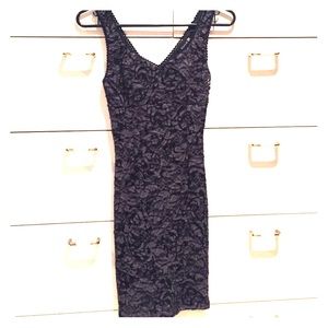 V-neck lace dress