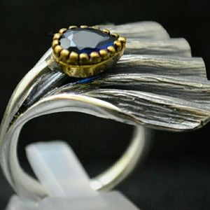 Women's Turkish Handcrafted .925 Fine Silver Ring