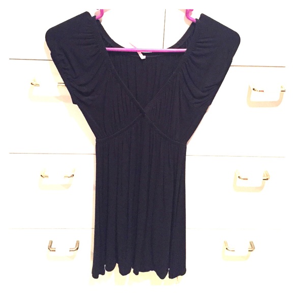Jersey v-neck dresss