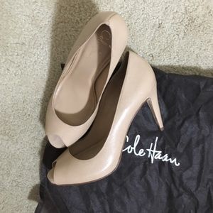 Cole Haan x Nike Air nude peep toe pump