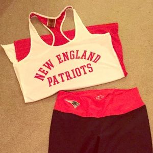 New England Patriots Nike Burnout Tank