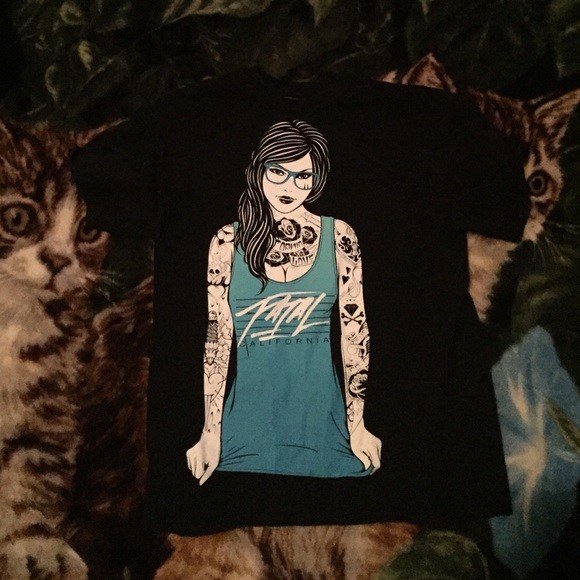 Fatal California Tatted girl shirt!!