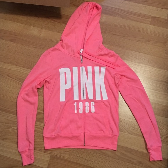 Victoria secret pink zip up hoodie