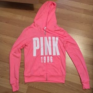 Victoria secret pink zip up hoodie