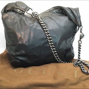 Authentic Gucci Galaxy Chain hobo bag