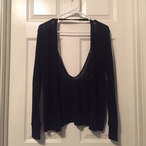 Open Back Cardigan
