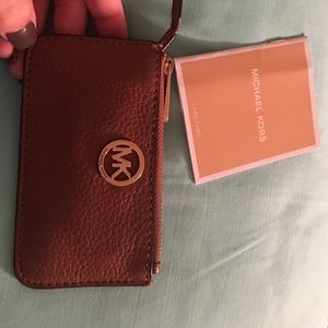Michael Kors key/ card holder wristlet