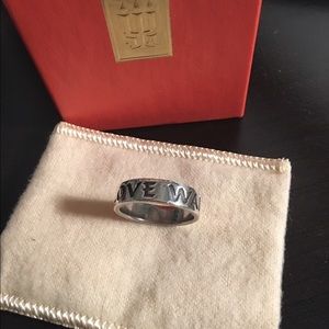 James Avery "true love waits" ring size 8