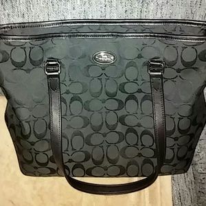 Black coach purse