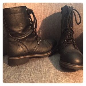 Black boots