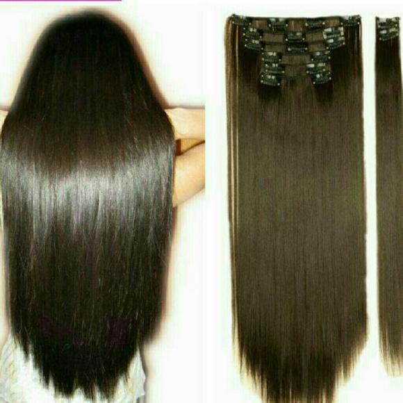 Full Head Clip-in Extension #1b - Picture 2 of 4