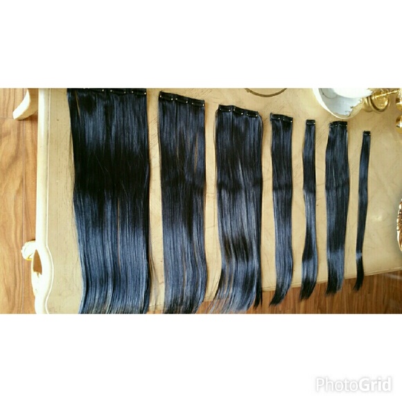 Full Head Clip-in Extension #1b - Picture 3 of 4