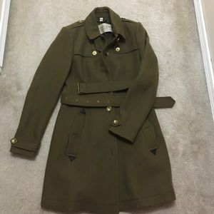 Burberry Brit green army coat