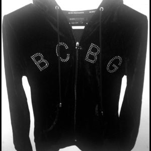 BCBG BLACK HOODY (SMALL)