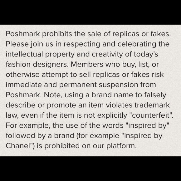 STOP SELLING FAKES/REPLICAS, ETC
