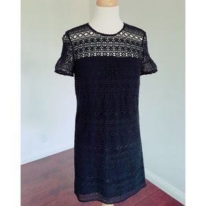 Juicy Couture black eyelets Coctail dress