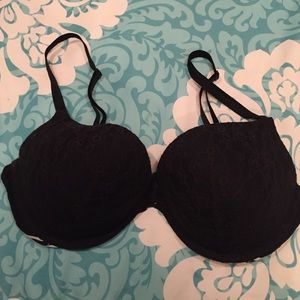 ✨Victoria's Secret✨ black lacy push-up