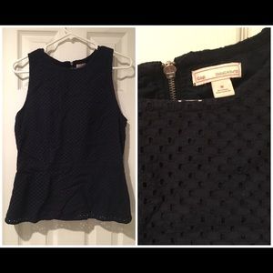 Gap eyelet peplum top.