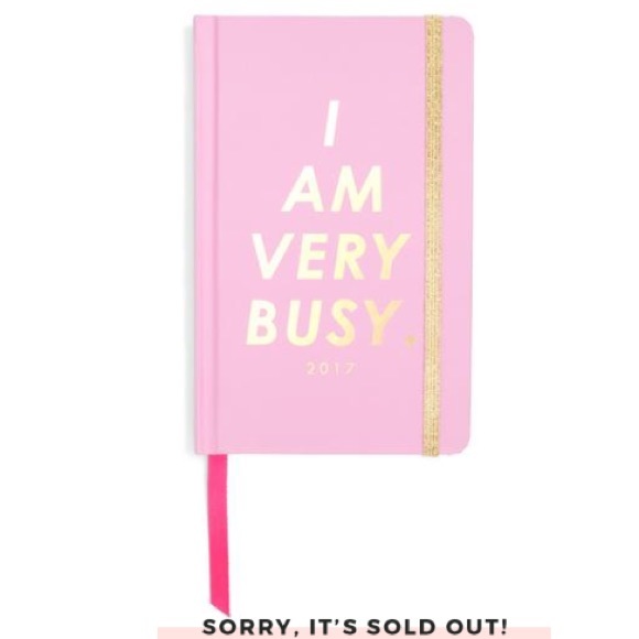 BAN.DO 17 MONTH AGENDA - I AM VERY BUSY, CARNATION