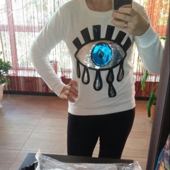 Autumn spring evil eye sweater Brand New 👁