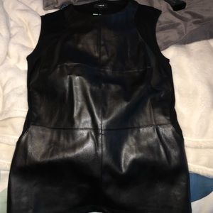 Fun Fauxleather style top