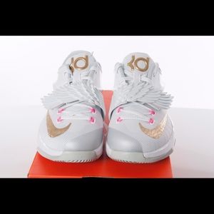 👟👟👟SOLD💜💜💜Nike KD VII Aunt Pearl Breast Ca