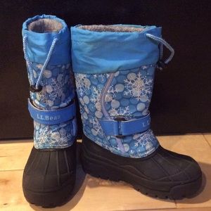 LL Bean Winter Boot Girls 12