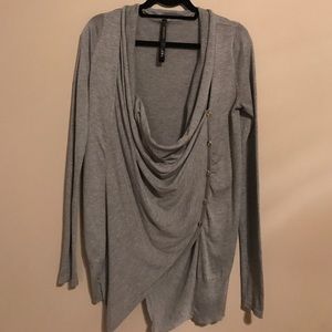 ReneeC wrap sweater