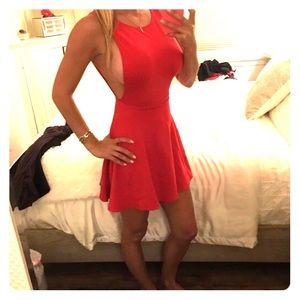 Red side boob mini dress Size 2/XS