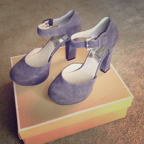 Michael Kors suede strap pumps