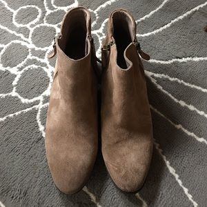 Vince Camuto suede booties.