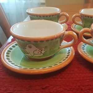Italian Ceramic Cup& Saucer set