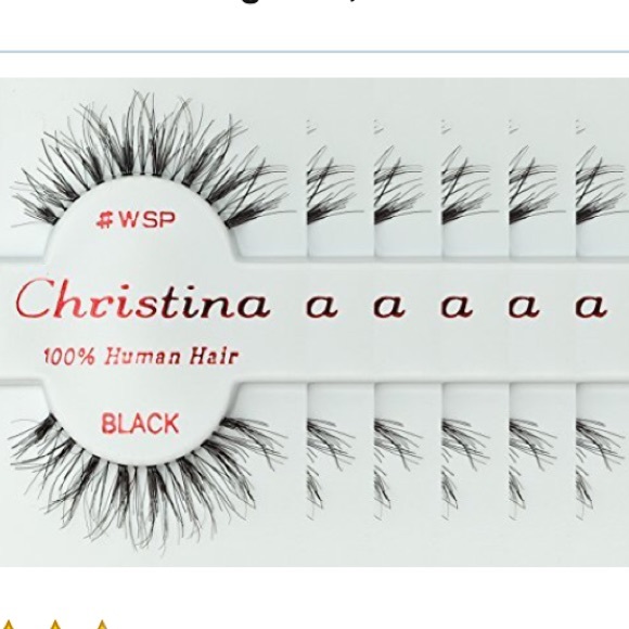 Wispy eyelashes