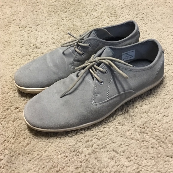 River Island Other - SALE! 🎉HP!🎉 Grey Suede River Island Sneakers 8.5