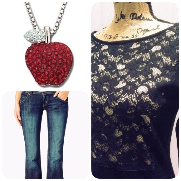 Black Lace Sweater - Picture 2 of 4