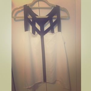 JC Penney White Party Tank