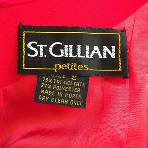 St. Gillian Dresses - Lady in Red! 2-Piece Dress with Bolero Jacket St. Gillian Dresses - Lady in Red! 2-Piece Dress with Bolero Jacket