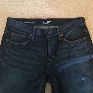 BRAND NEW LOFT jeans slim boyfriend cut BRAND NEW
