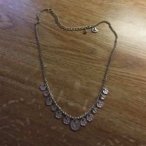 19 inch Adjustable Silver American Eagle Necklace