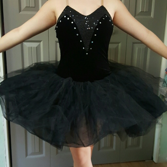 Other - Black velvet Ballerina costume Tutu Medium