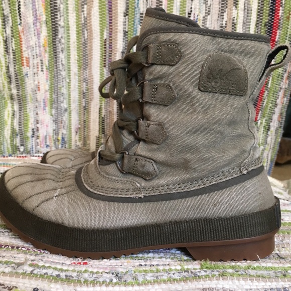 Rugged Olive Sorel Boots