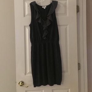 Loft dress size L charcoal dark grey