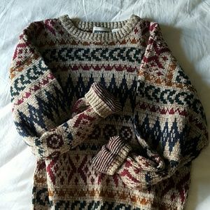 Cozy oversized knit sweater